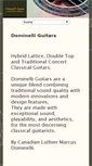 Mobile Screenshot of dominelliguitars.com